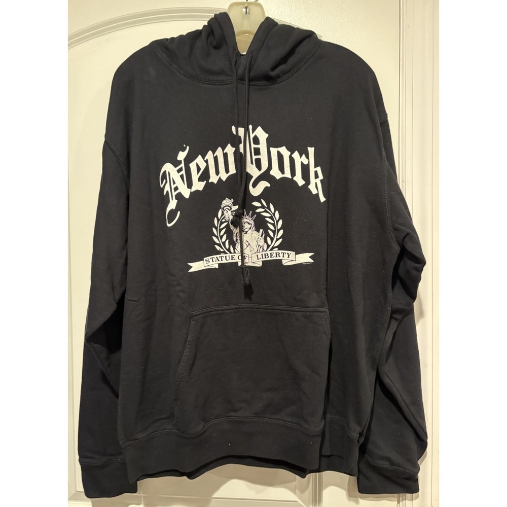 John Galt Shanghai New York Black Hoodie‎ One Size Pullover